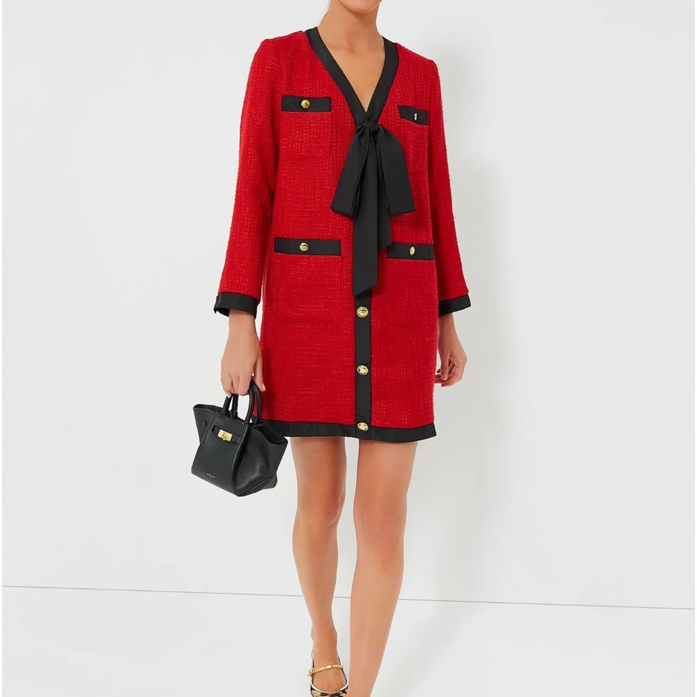 Red Coco Tweed Bow Dress
POMANDER PLACE